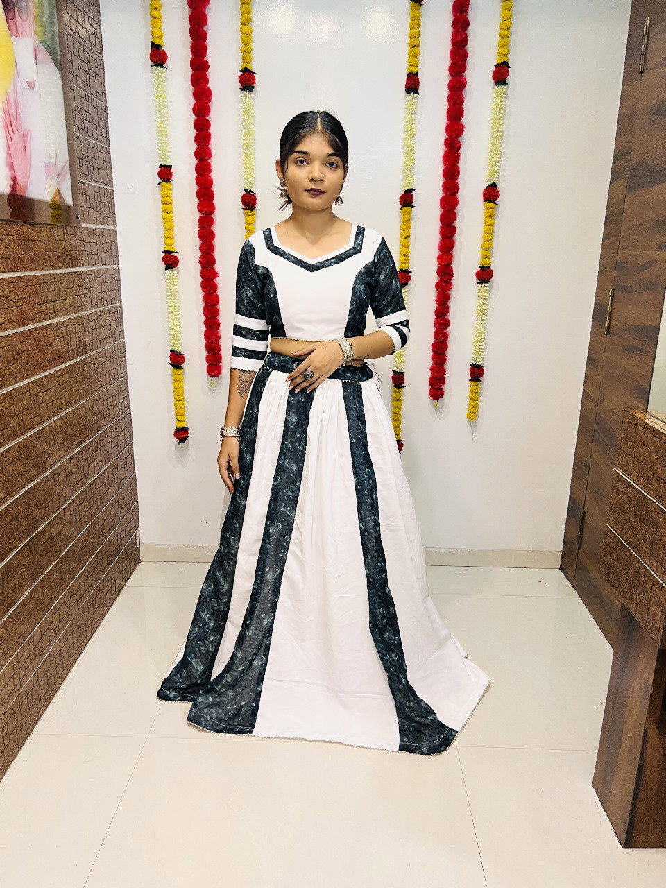 Silk Mirror Lehenga Set — view 3