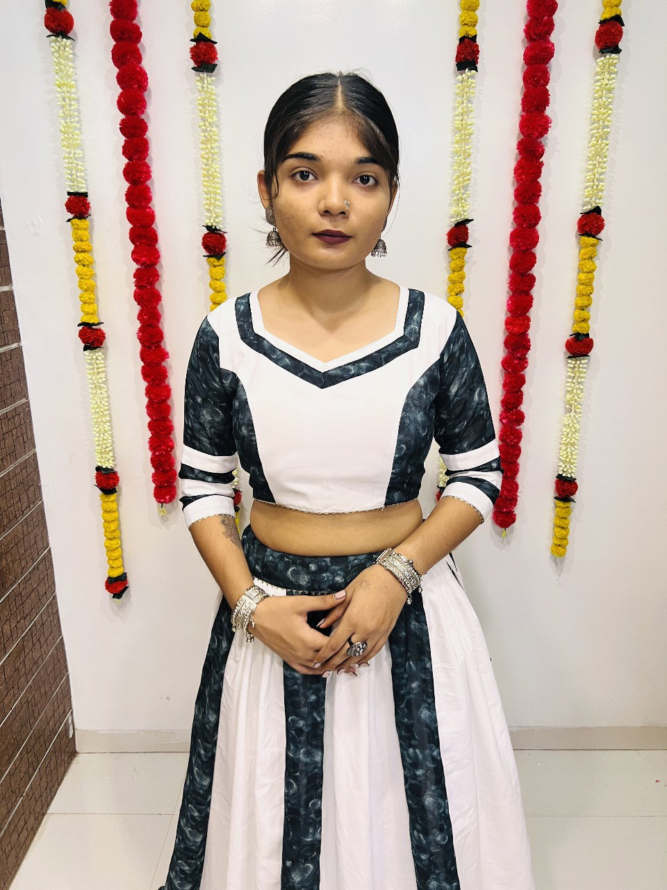 Silk Mirror Lehenga Set — view 4