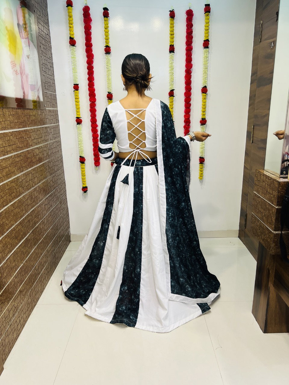 Silk Mirror Lehenga Set — view 5