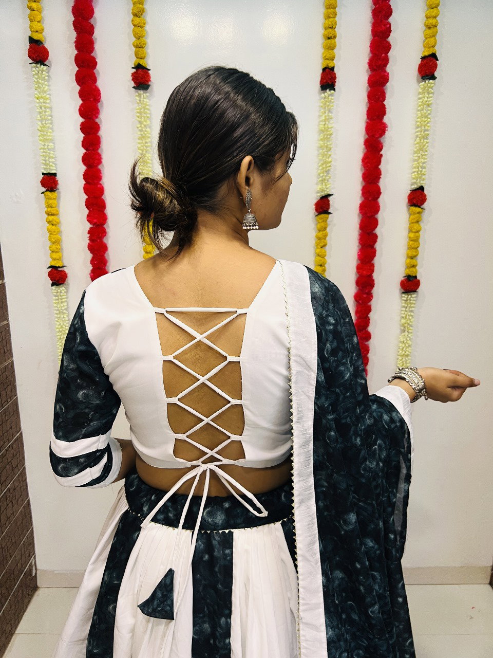 Silk Mirror Lehenga Set — view 6