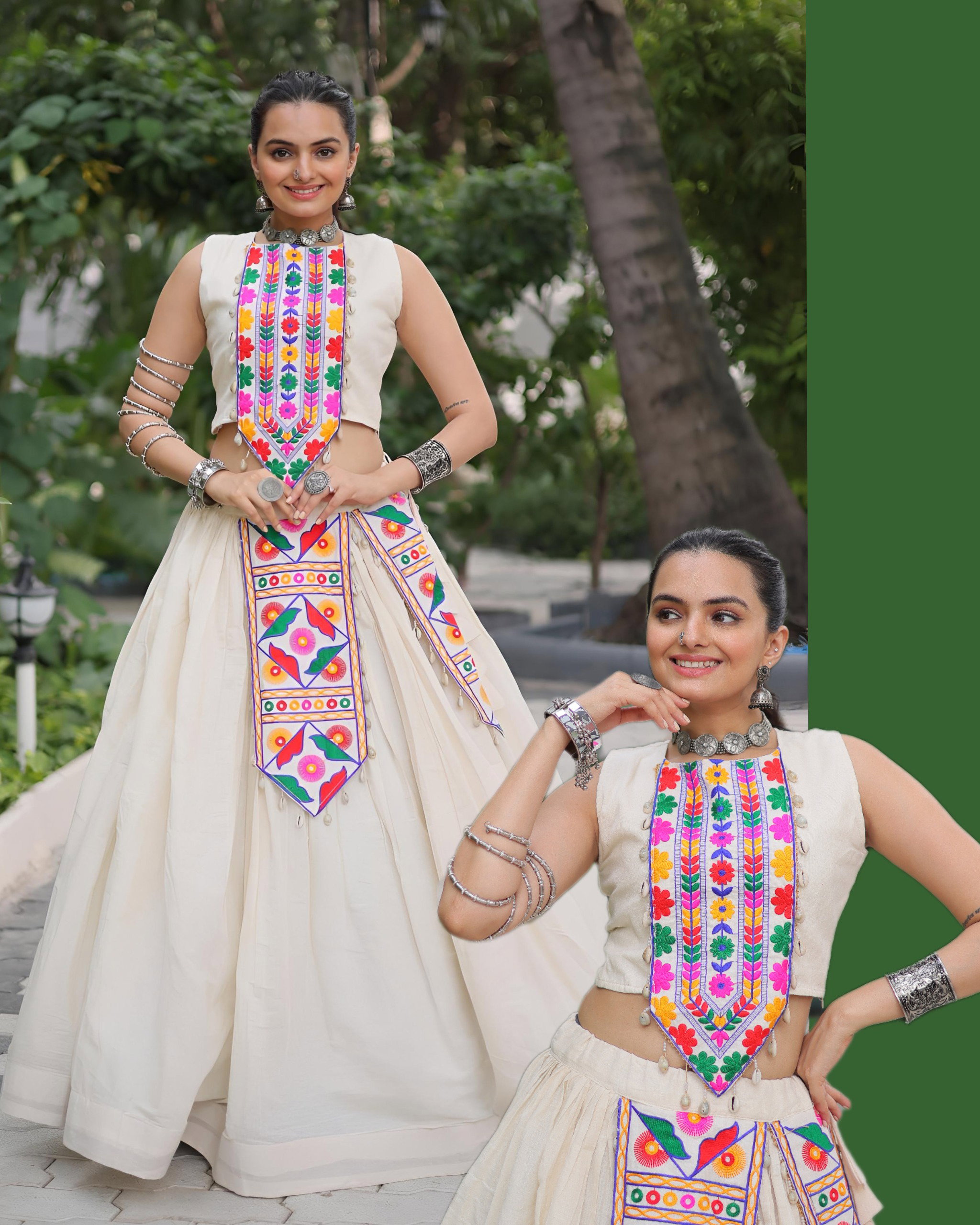 Kora Mirror Lehenga Set — view 1