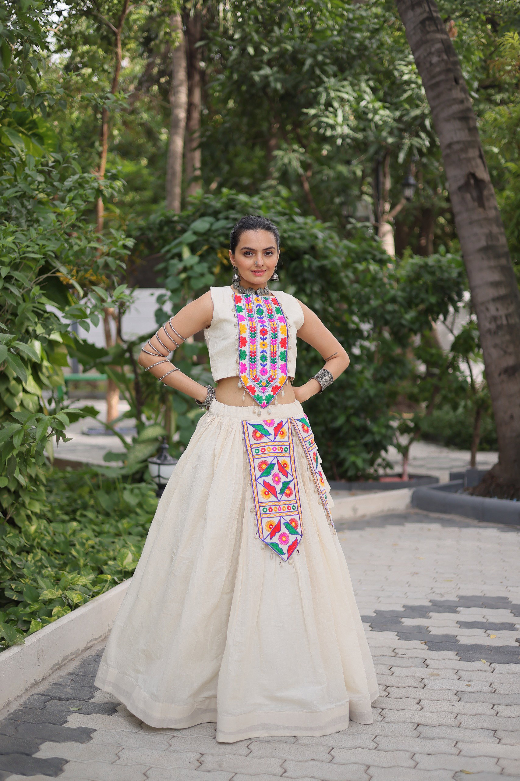 Kora Mirror Lehenga Set — view 3