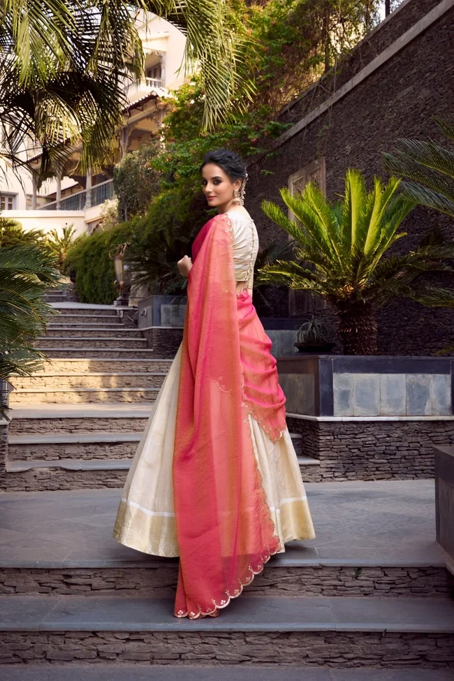 Zari Wedding Lehenga Set — view 4