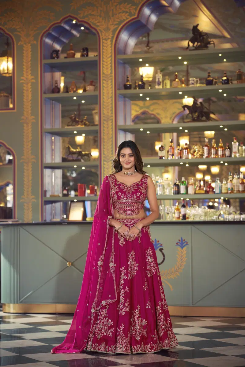 Nysa Thread Wedding Lehenga Set — view 2
