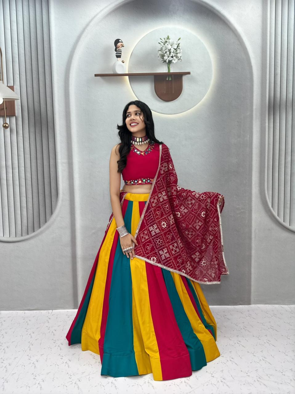 Navratri Mirror Lehenga Set — view 1