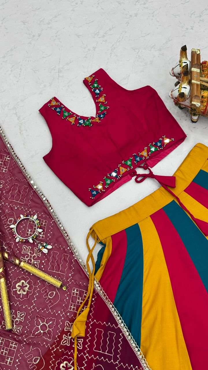 Navratri Mirror Lehenga Set — view 5