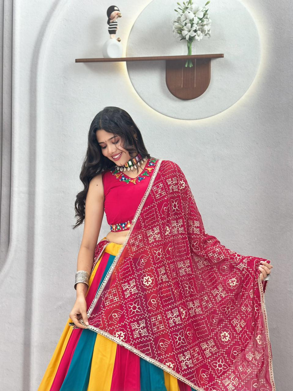 Navratri Mirror Lehenga Set — view 7