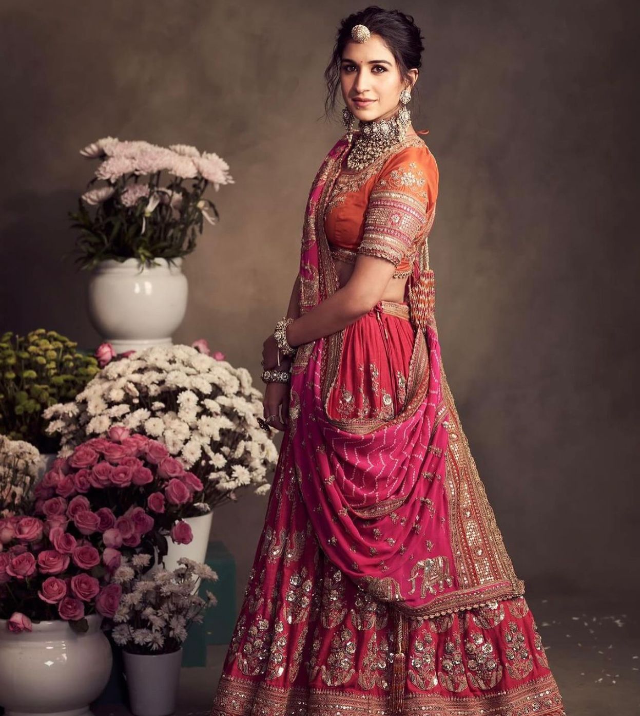 Jalpari Sequin Wedding Lehenga Set — view 3