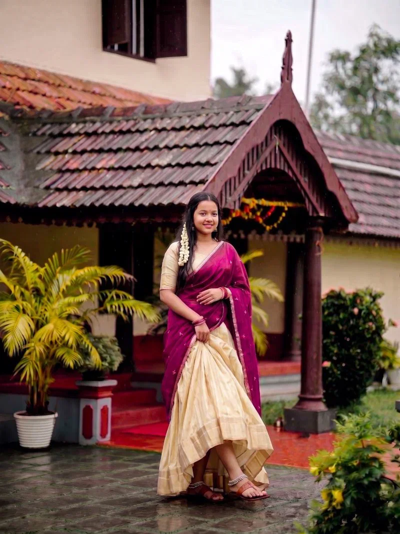 Poly Zari Lehenga Set — view 3