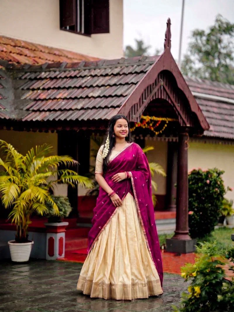 Poly Zari Lehenga Set — view 6