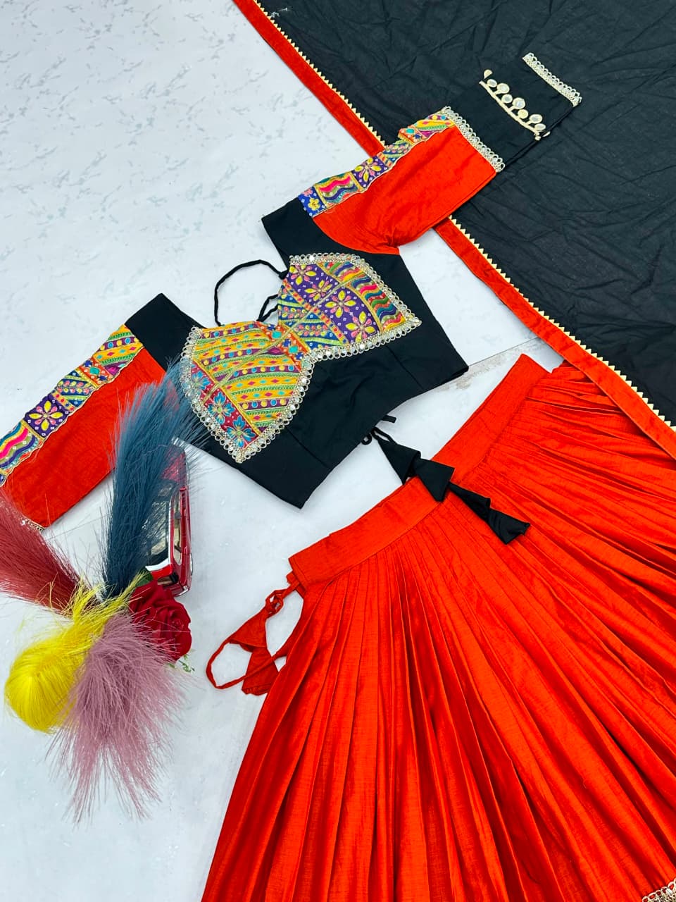 Position Mirror Lehenga Set — view 8