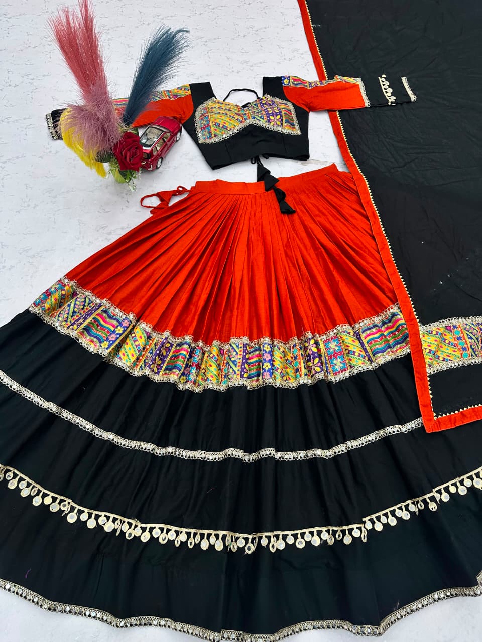 Position Mirror Lehenga Set — view 9