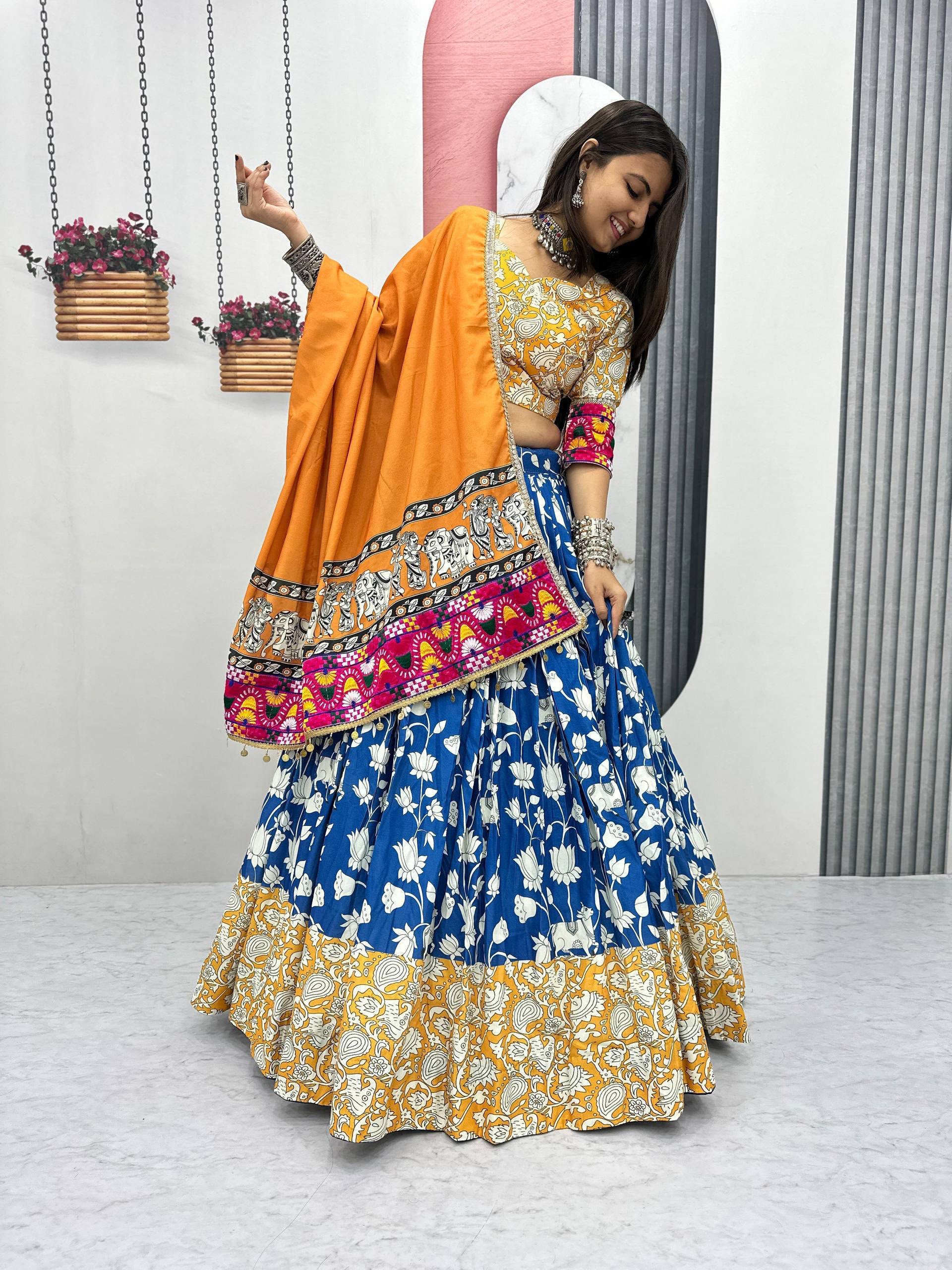 Lekha Printed Lehenga Set — view 3