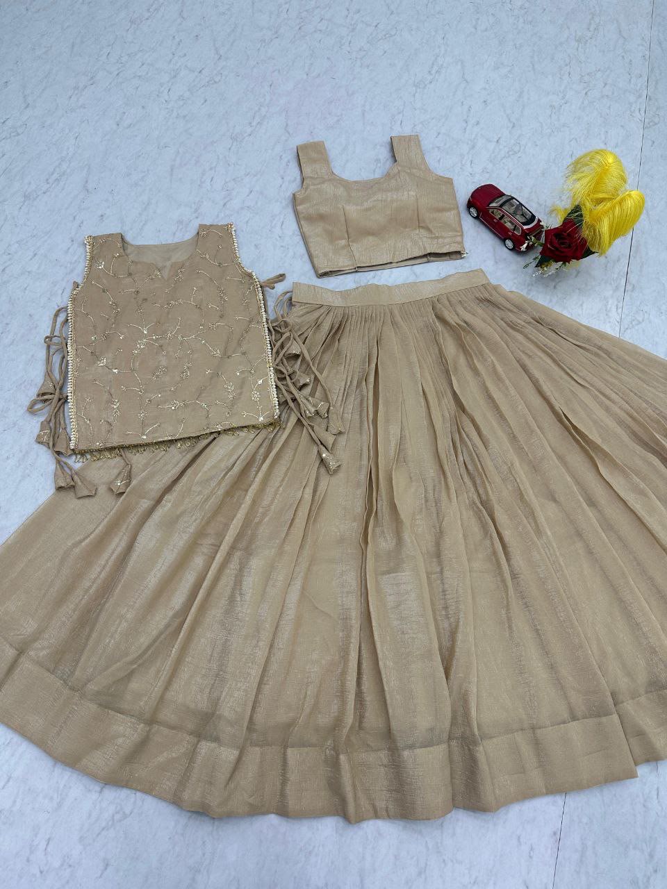 Festival Thread Lehenga Set — view 6