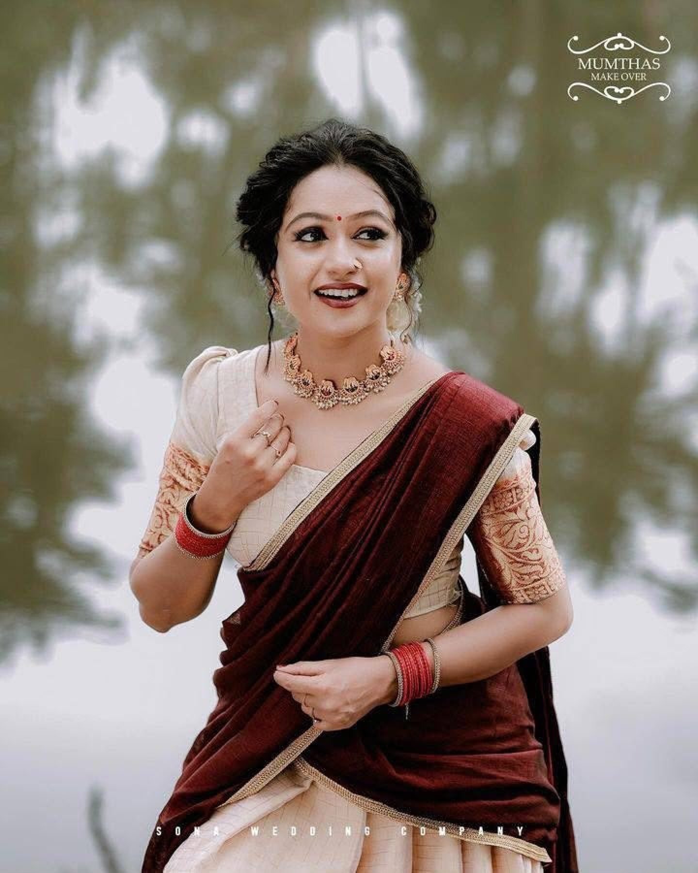 Cream Stated Thread Lehenga Set — view 9